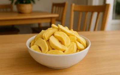 Sầu Riêng Sấy – Món Quà Từ Vị Vua Trái Cây