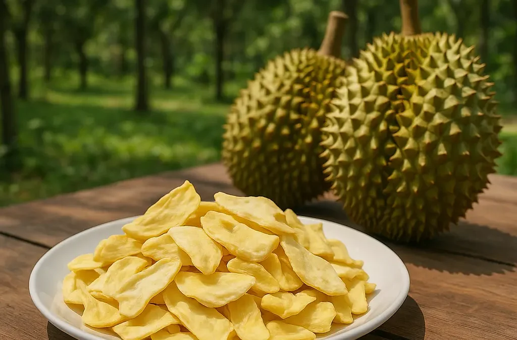 Sầu riêng sấy – Món ngon giàu dưỡng chất từ thiên nhiên
