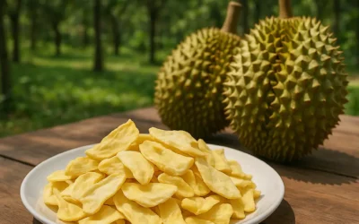Sầu riêng sấy – Món ngon giàu dưỡng chất từ thiên nhiên