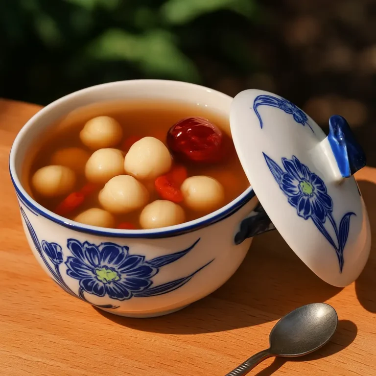 cách nấu chè long nhãn hạt sen táo đỏ
