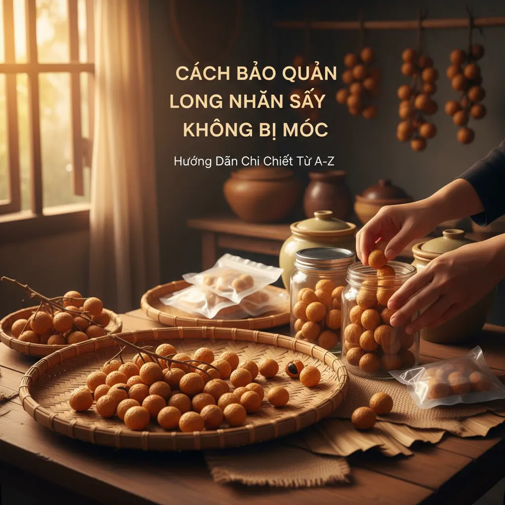 Cách Bảo Quản Long Nhãn Sấy Không Bị Mốc