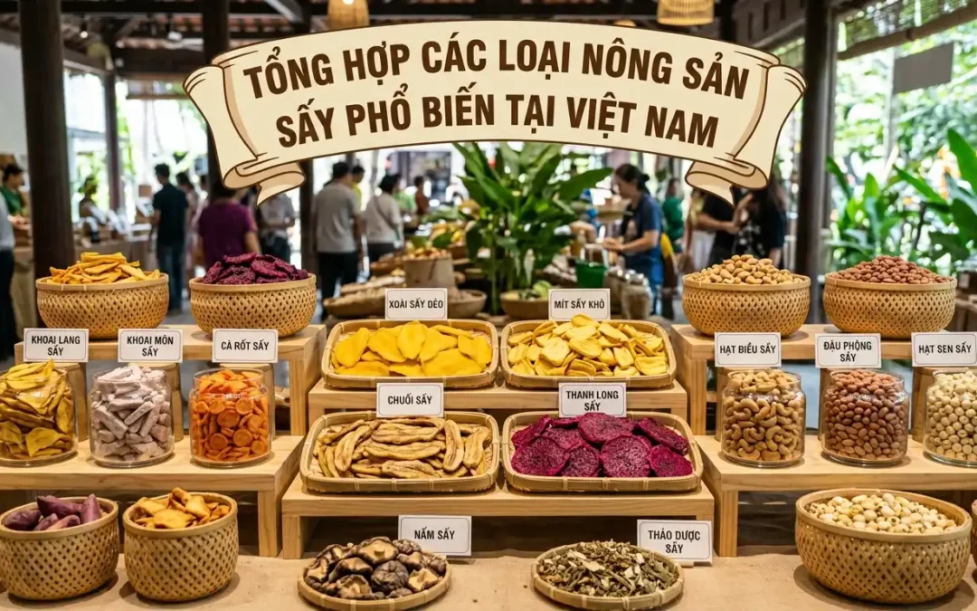 Các loại nông sản sấy phổ biến hiện nay:Top 10 lựa chọn tốt nhất 2026