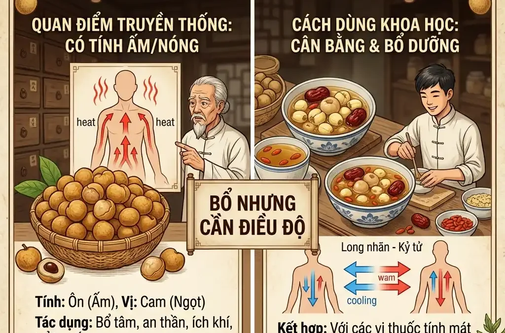 Long nhãn sấy có nóng không?6 cách dùng an toàn cho sức khỏe