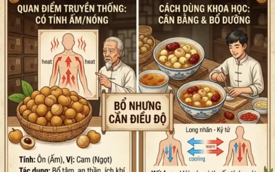 Long nhãn sấy có nóng không?6 cách dùng an toàn cho sức khỏe
