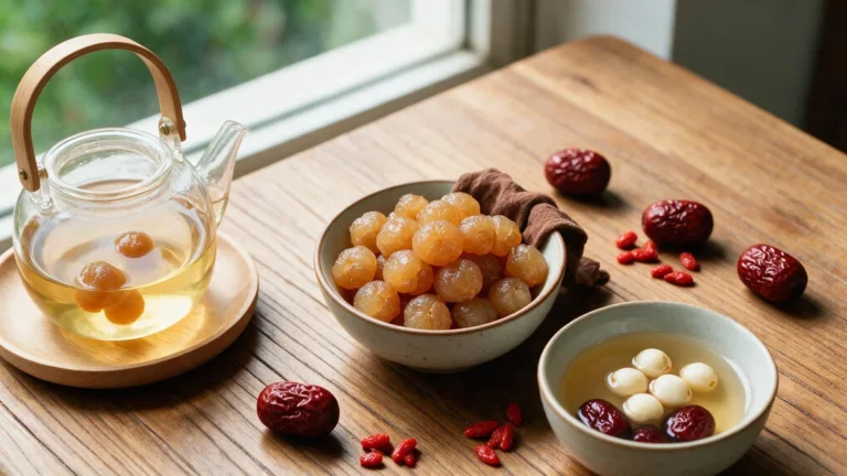 Long nhãn sấy khô để làm gì với chè, trà và các món hầm